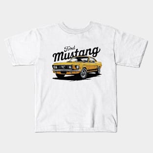 Ford Mustang JDM Muscle Car Kids T-Shirt